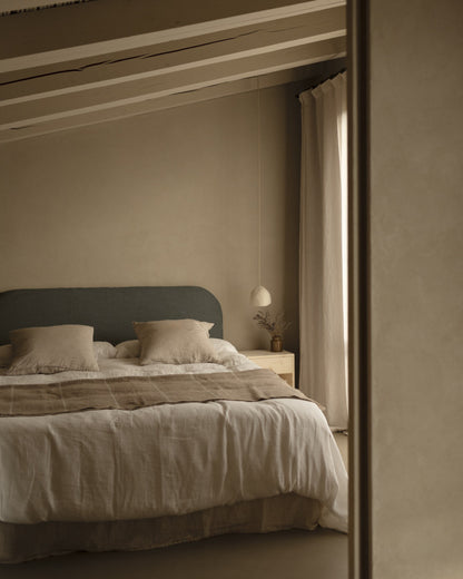 Cabecero Desenfundable Llançà, de lino en varios colores y medidas