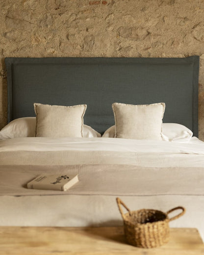 Cabecero tapizado de lino Tavertet en varios colores y medidas