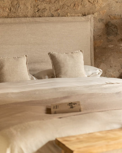 Cabecero tapizado de lino Tavertet en varios colores y medidas