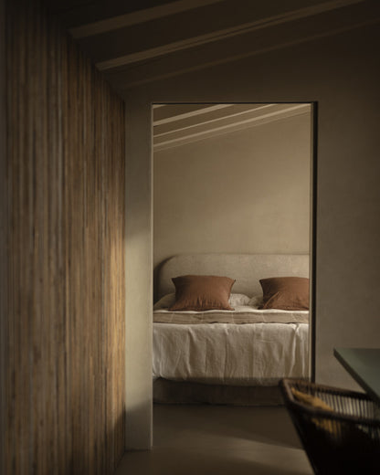 Cabecero Desenfundable Llançà, de lino en varios colores y medidas