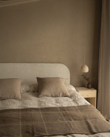 Cabecero Desenfundable Llançà, de lino en varios colores y medidas