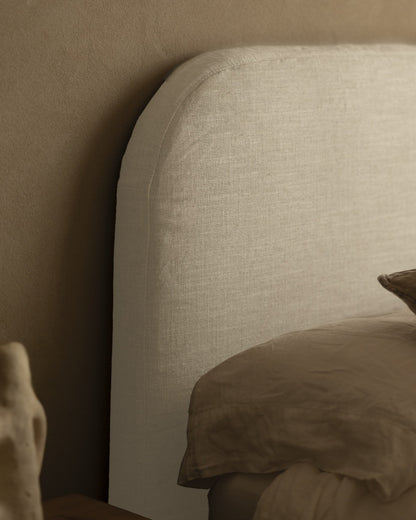 Cabecero Desenfundable Llançà, de lino en varios colores y medidas