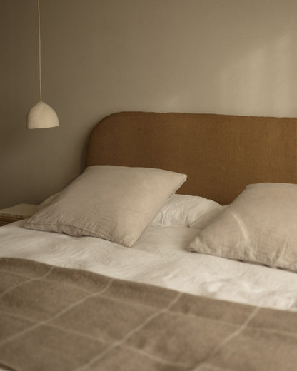 Cabecero Desenfundable Llançà, de lino en varios colores y medidas