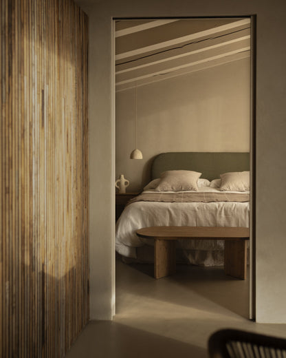 Cabecero Desenfundable Llançà, de lino en varios colores y medidas