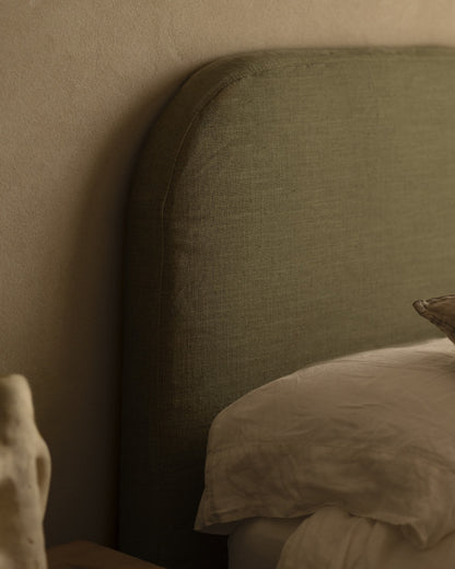 Cabecero Desenfundable Llançà, de lino en varios colores y medidas