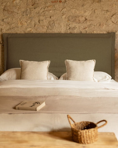 Cabecero tapizado de lino Tavertet en varios colores y medidas