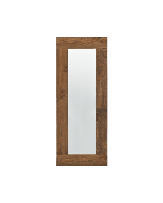 Espejo de Pie Rústico de madera maciza 165x65cm