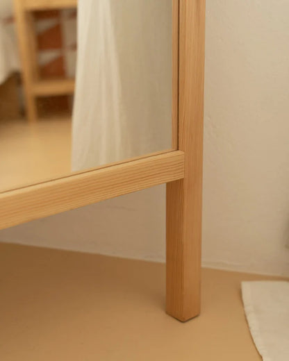 Espejo de Pie de Madera Maciza 45x180cm en varios colores