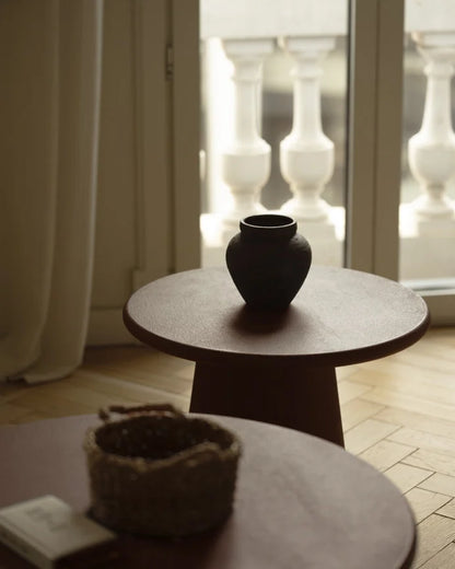 Mesa de Centro de Microcemento redonda