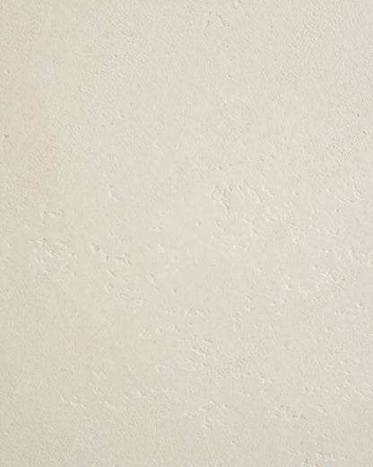 Mesa de Comedor Rectangular de Microcemento Blanco Roto