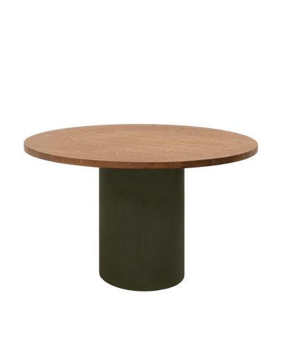 Mesa de comedor redonda de Microcemento en varios colores y medidas