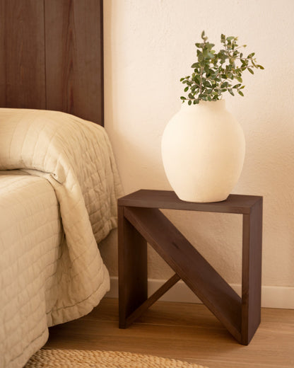 Mesita de Noche de Madera Natural Maciza Tossa en varios colores y medidas