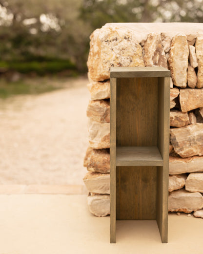 Mesita de Noche Cadaqués de Madera Natural en varios colores 60x20cm