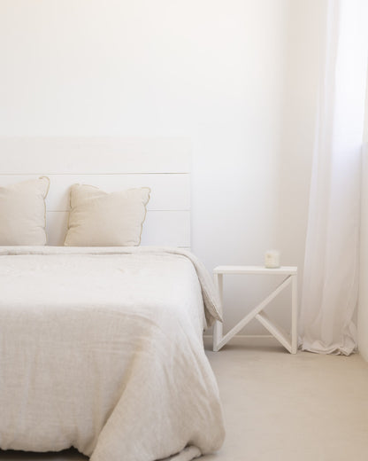 Pack de 2 Mesitas de Noche de Madera Natural Maciza Tossa en varios colores y medidas