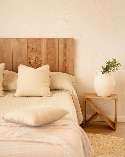 Pack de 2 Mesitas de Noche de Madera Natural Maciza Tossa en varios colores y medidas