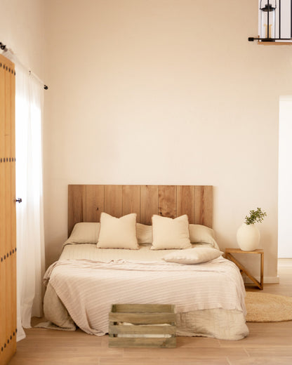 Pack de 2 Mesitas de Noche de Madera Natural Maciza Tossa en varios colores y medidas