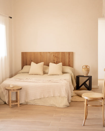 Pack de 2 Mesitas de Noche de Madera Natural Maciza Tossa en varios colores y medidas