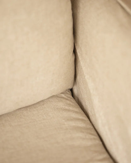 Sofá Cama Castell, Desenfundable con sistema italiano de lino y algodón 185x95cm