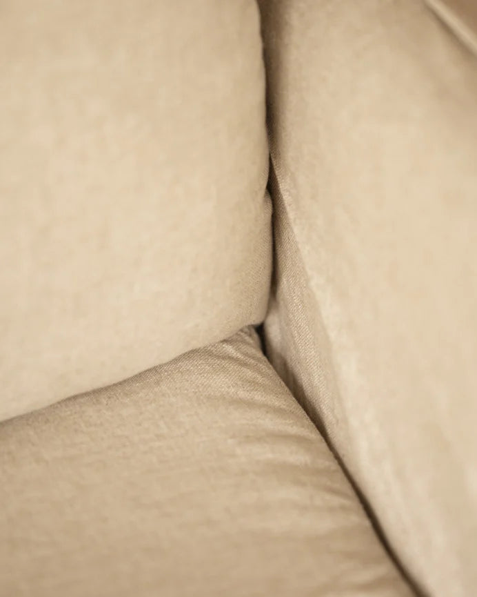 Sofá Cama Castell, Desenfundable con sistema italiano de lino y algodón 185x95cm