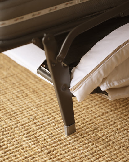 Sofá Cama Castell, Desenfundable con sistema italiano de lino y algodón 185x95cm