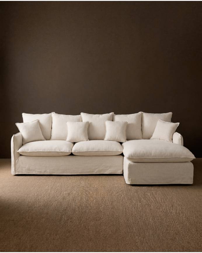 Sofá Castell con chaiselongue derecha 4 - 5 plazas