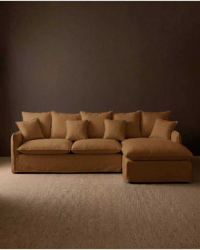 Sofá Castell con chaiselongue derecha 4 - 5 plazas