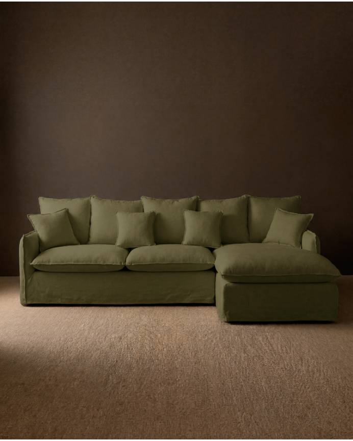 Sofá Castell con chaiselongue derecha 4 - 5 plazas