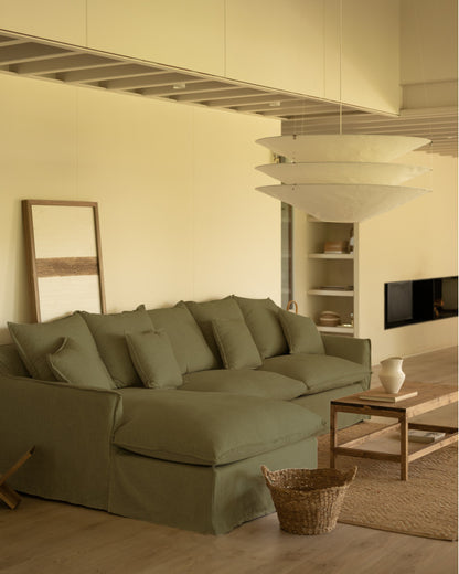 Sofá Castell con chaiselongue izquierda 4-5 plazas