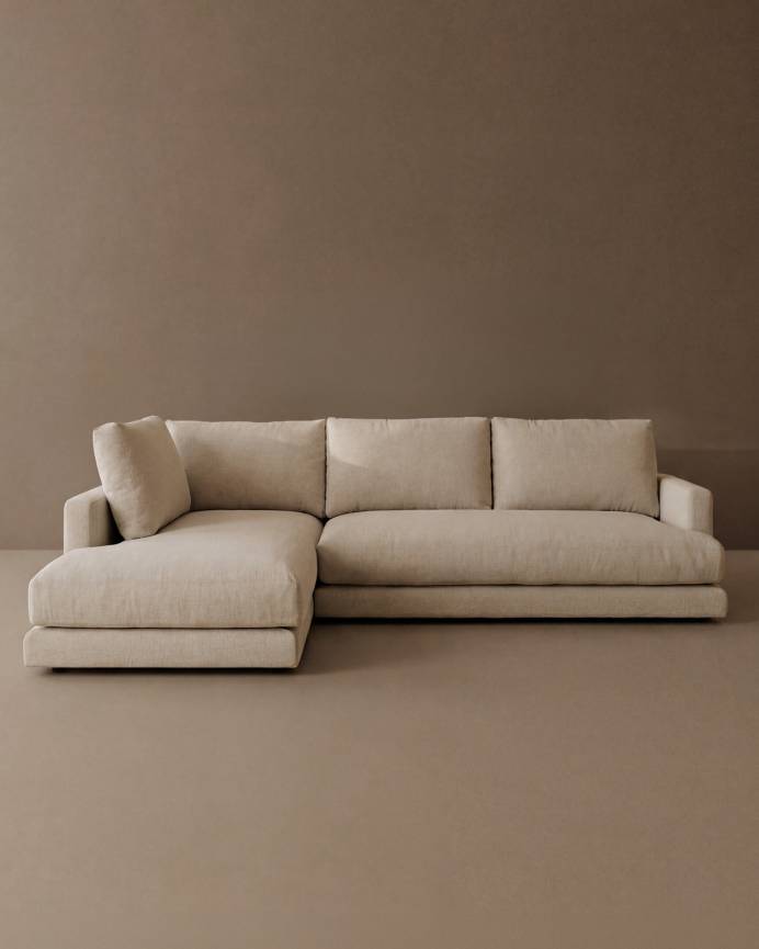 Sofá Grande con Chaiselongue a la izquierda en varios colores y medidas Soft