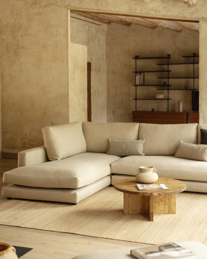 Sofá Grande con Chaiselongue a la izquierda en varios colores y medidas Soft