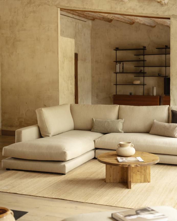 Sofá Grande con Chaiselongue a la izquierda en varios colores y medidas Soft