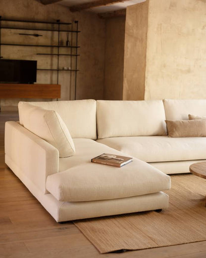 Sofá Grande con Chaiselongue a la izquierda en varios colores y medidas Soft