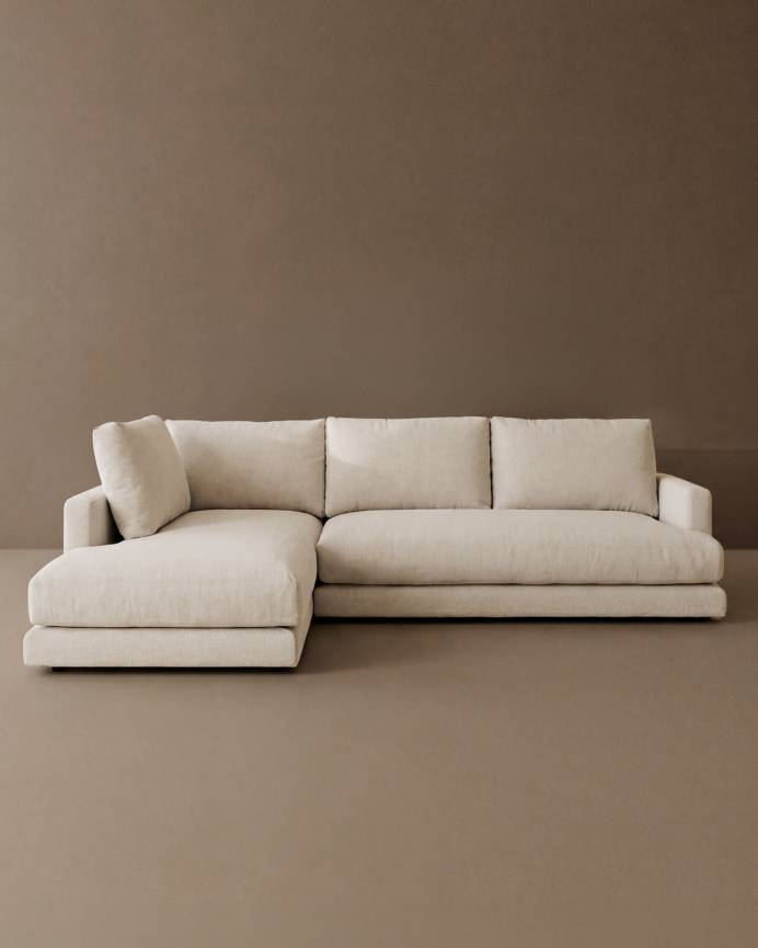 Sofá Grande con Chaiselongue a la izquierda en varios colores y medidas Soft