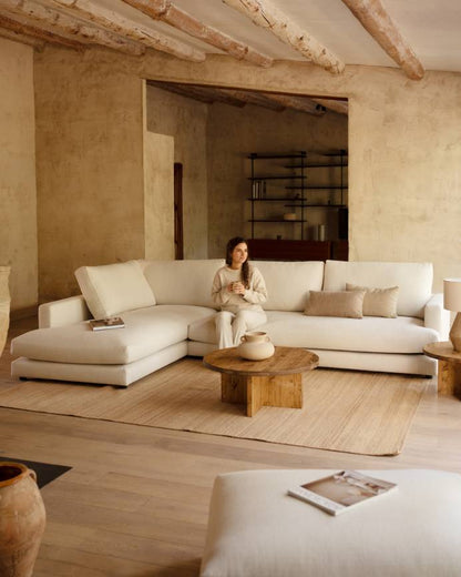 Sofá Grande con Chaiselongue a la izquierda en varios colores y medidas Soft