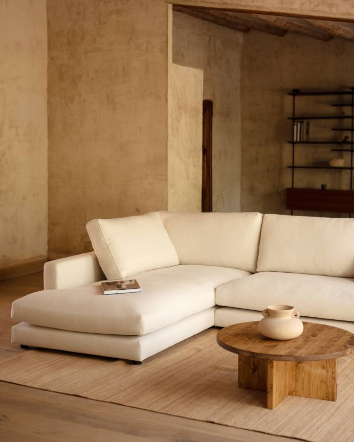 Sofá Grande con Chaiselongue a la izquierda en varios colores y medidas Soft
