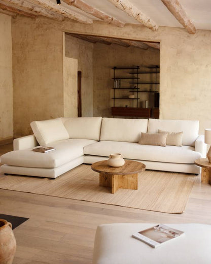 Sofá Grande con Chaiselongue a la izquierda en varios colores y medidas Soft