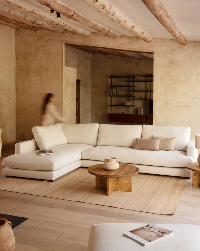 Sofá Grande con Chaiselongue a la izquierda en varios colores y medidas Soft