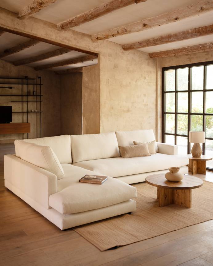 Sofá Grande con Chaiselongue a la izquierda en varios colores y medidas Soft