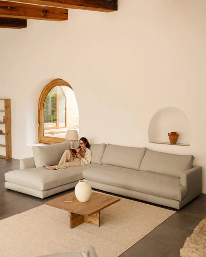 Sofá Grande con Chaiselongue a la izquierda en varios colores y medidas Soft