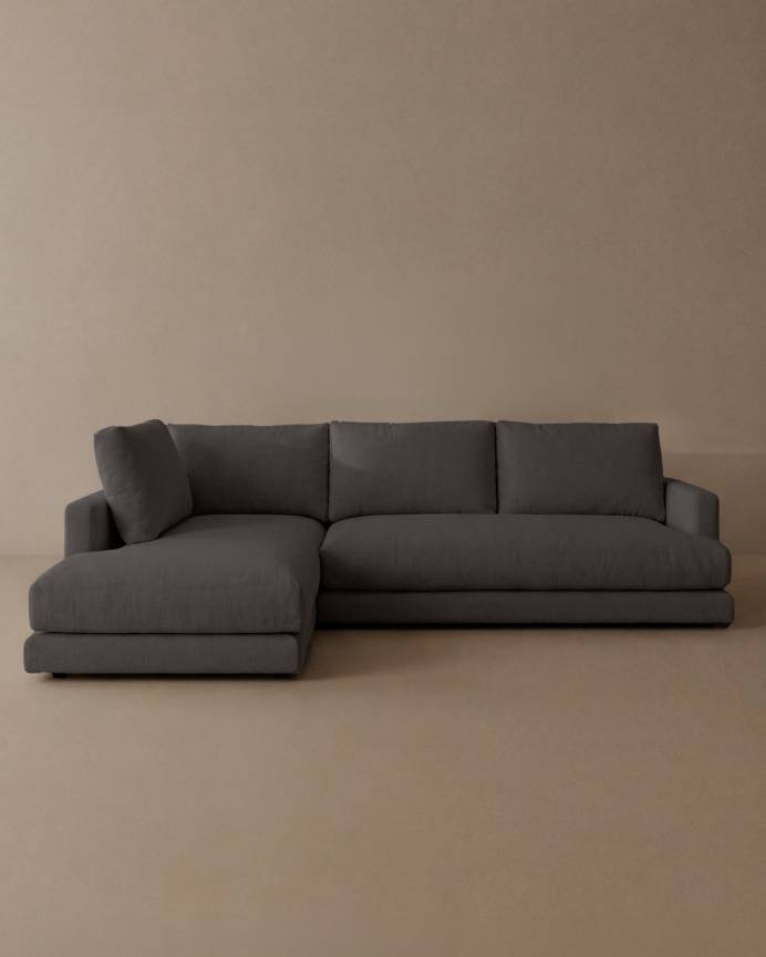 Sofá Grande con Chaiselongue a la izquierda en varios colores y medidas Soft