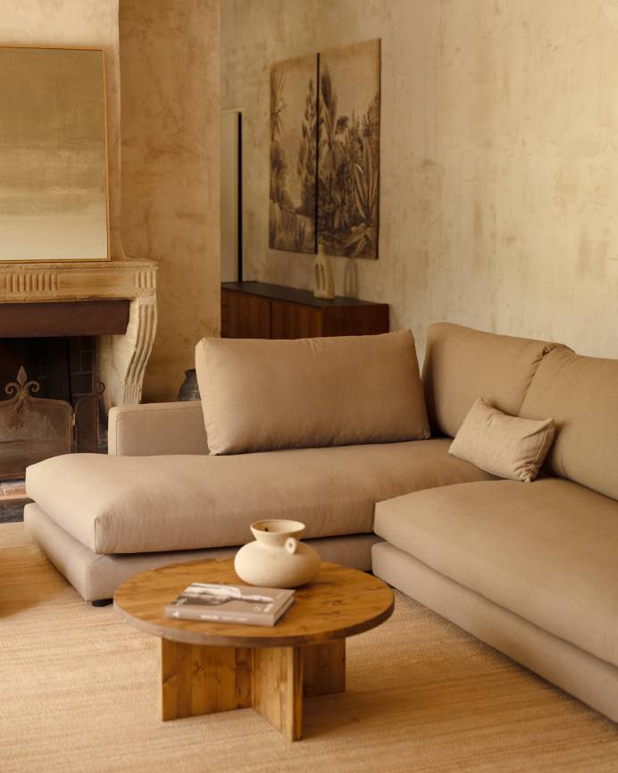 Sofá Grande con Chaiselongue a la izquierda en varios colores y medidas Soft