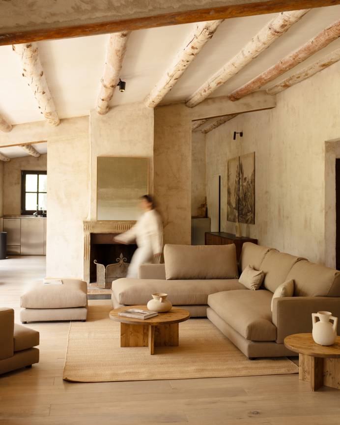 Sofá Grande con Chaiselongue a la izquierda en varios colores y medidas Soft