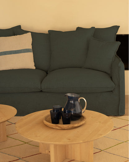 Sofá Castell de algodón y lino desenfundable 2 - 4 plazas