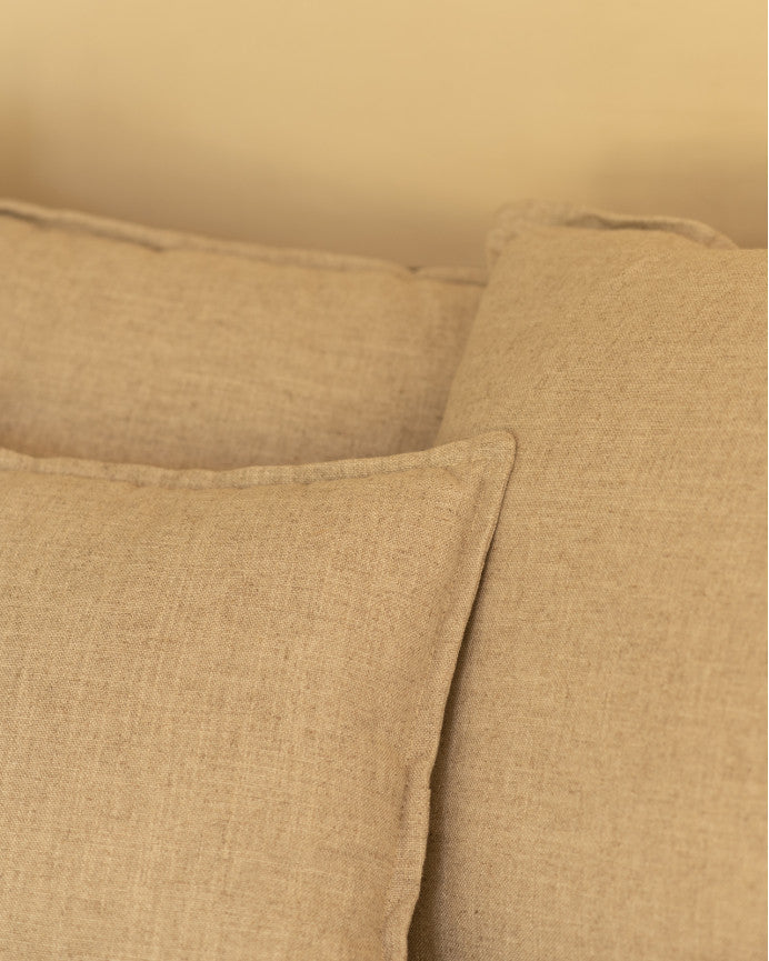 Sofá Castell fondo medio de algodón y lino desenfundable 2-3 plazas