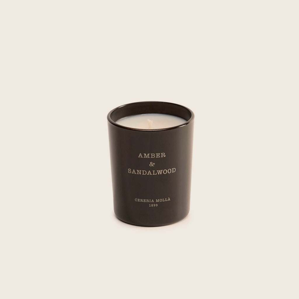 Mini Vela Amber & Sandalwood Cereria Mollá 70 grs