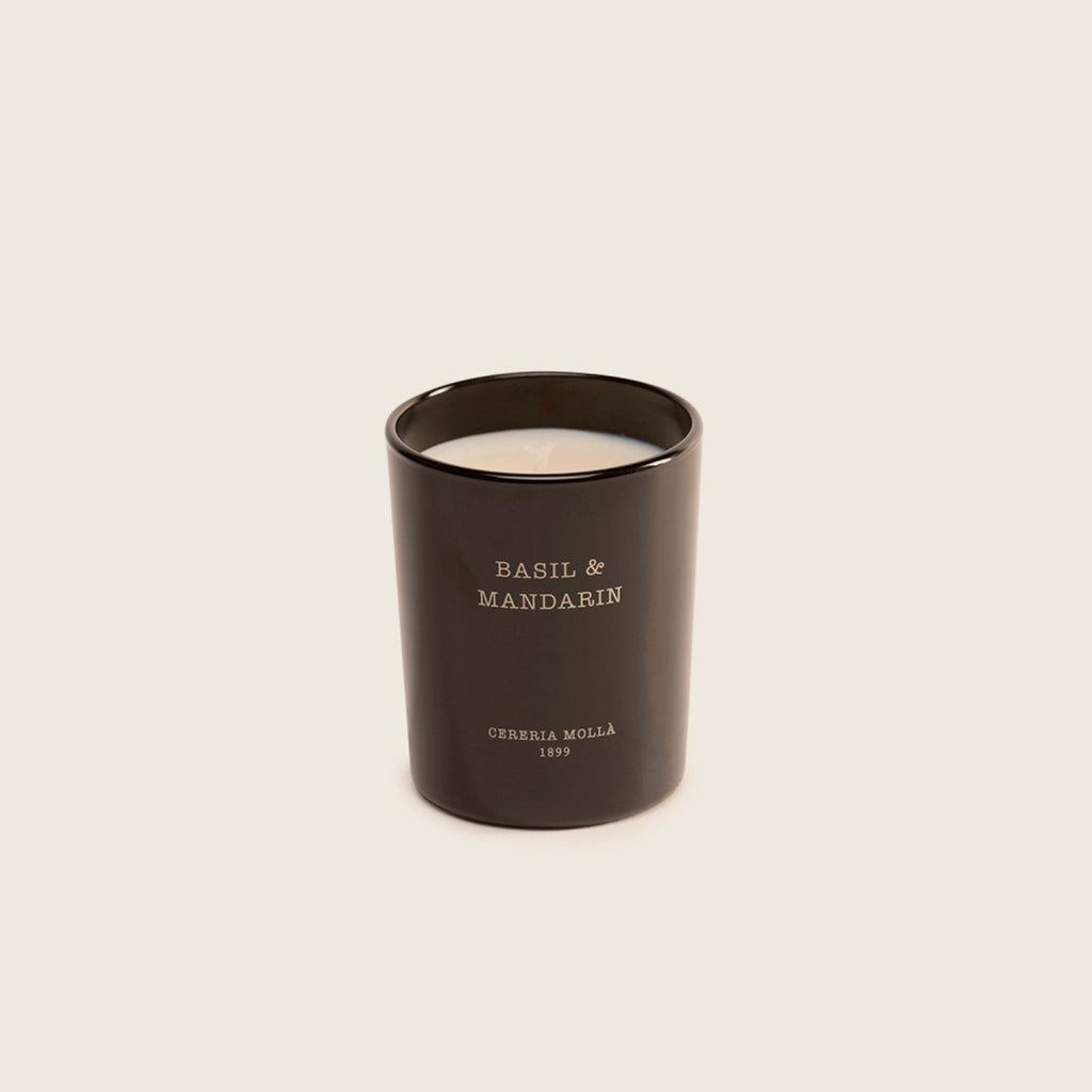 Mini Vela Artesanal Basil & Mandarin Cereria Mollá 70g