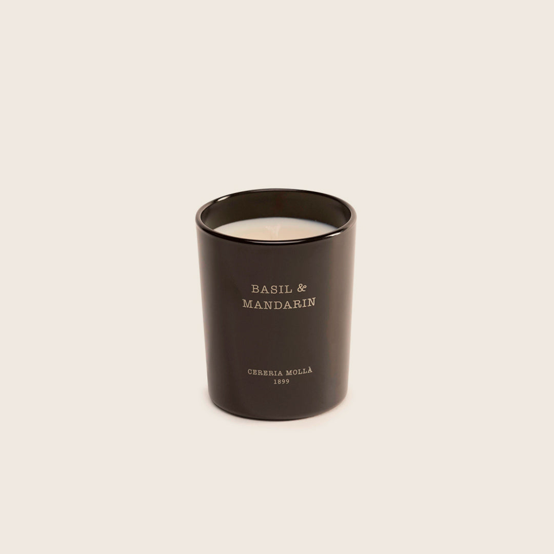 Mini Vela Artesanal Basil & Mandarin Cereria Mollá 70g