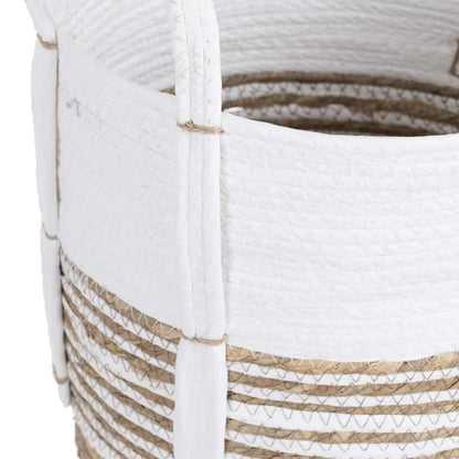 Cesta de Decoración Blanca