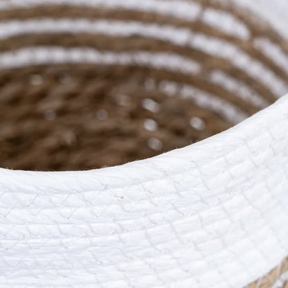 Cesta de Decoración Blanca