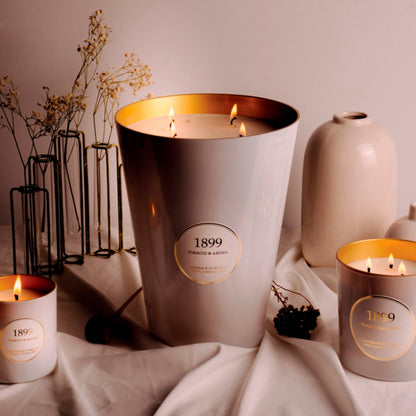 Vela Premium Tobacco & Amber Cereria Mollá